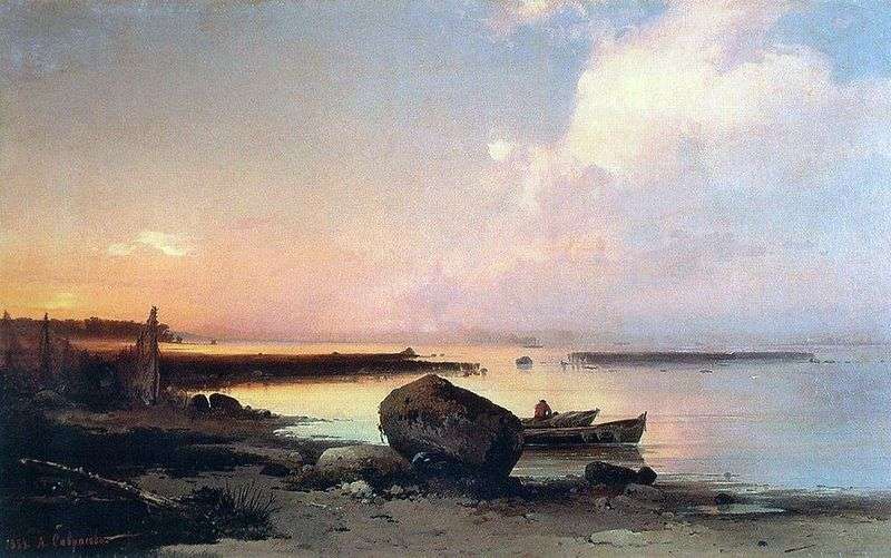 Pobrzeże w pobliżu Oranienbaum   Savrasov