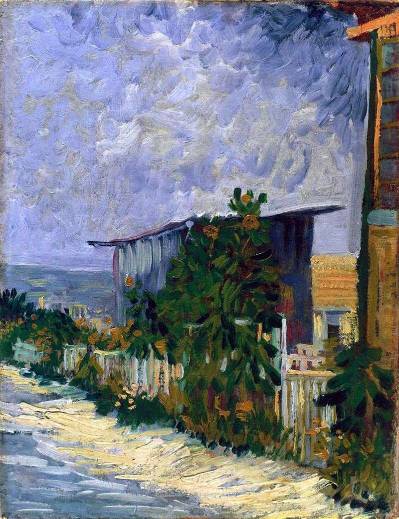 Montmartre, droga z słonecznikami   Vincent Van Gogh