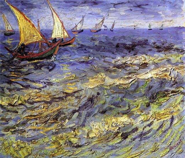 Morze w Saint Marie   Vincent Van Gogh