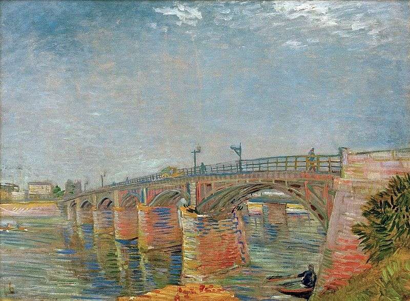 Most nad Sekwaną w Anyer   Vincent Van Gogh