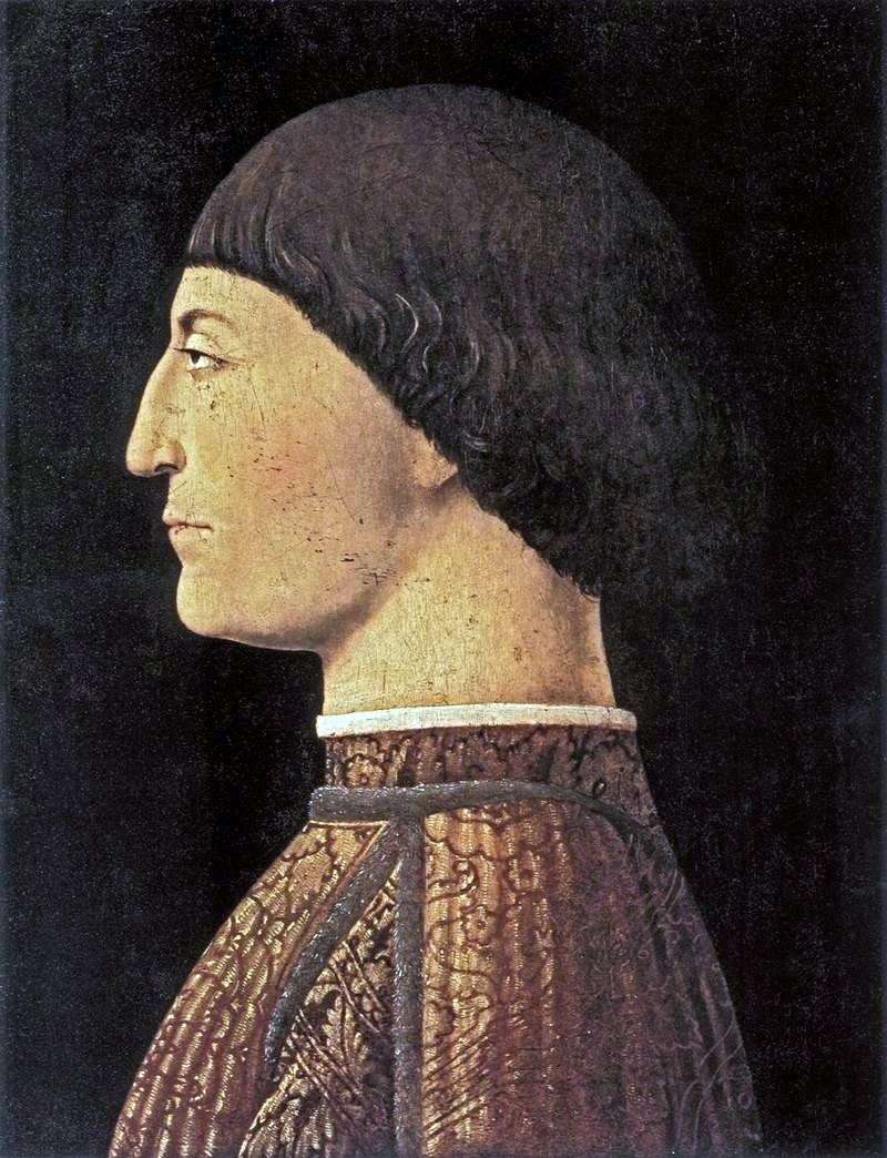 Portret Sigismondo Malates   Piero della Francesca