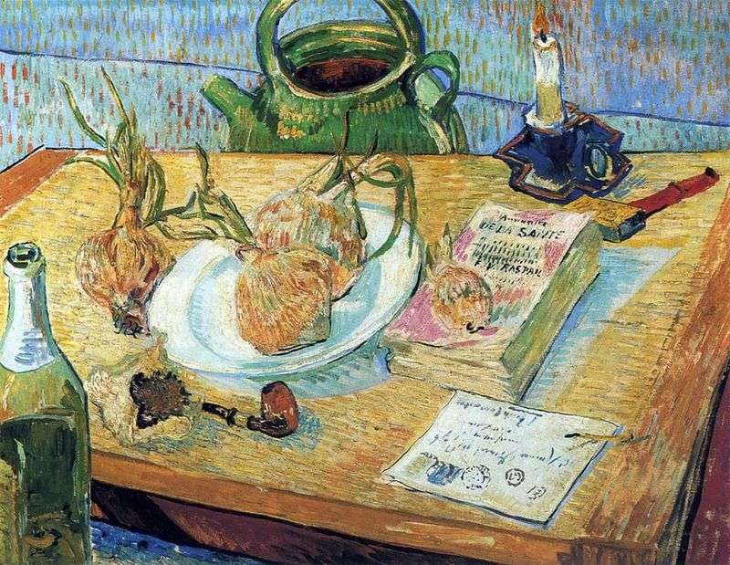 Martwa natura z kokardą i deską kreślarską   Vincent van Gogh