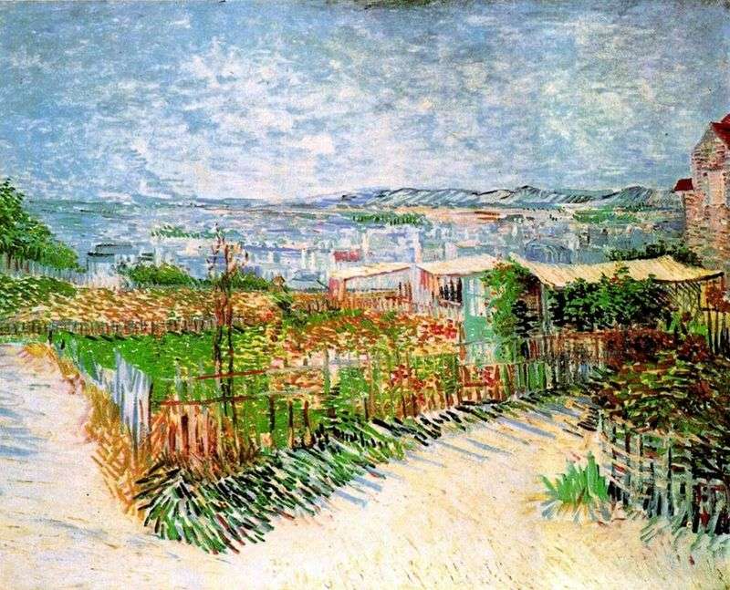 Ogrody w Montmartre   Vincent Van Gogh