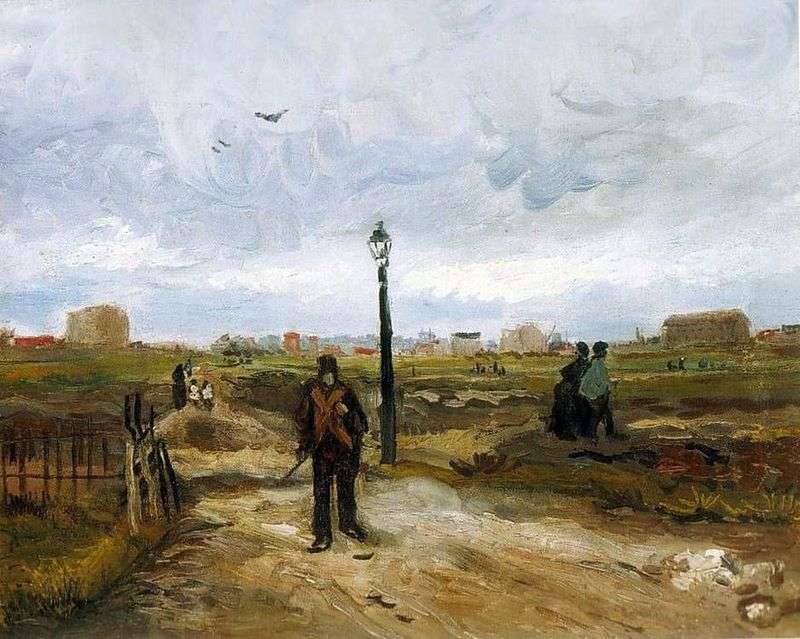 Obrzeża Paryża   Vincent Van Gogh