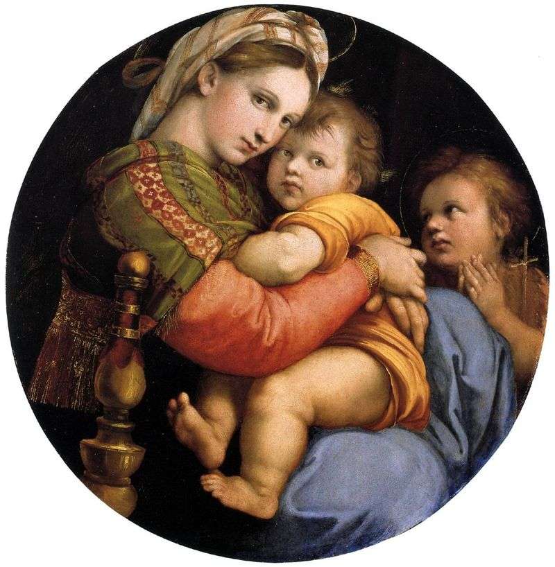 Madonna na krześle   Rafael Santi