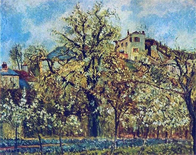 Sad w Pontoise. Wiosna   Camille Pissarro