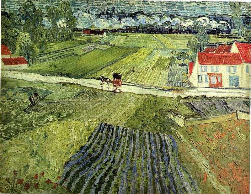 Krajobraz w Auvery po deszczu   Vincent Van Gogh