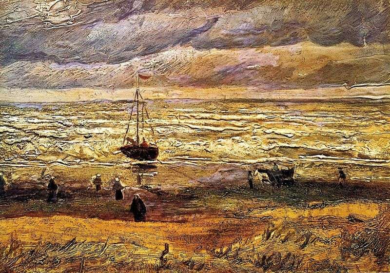 Plaża w Scheveningen   Vincent Van Gogh