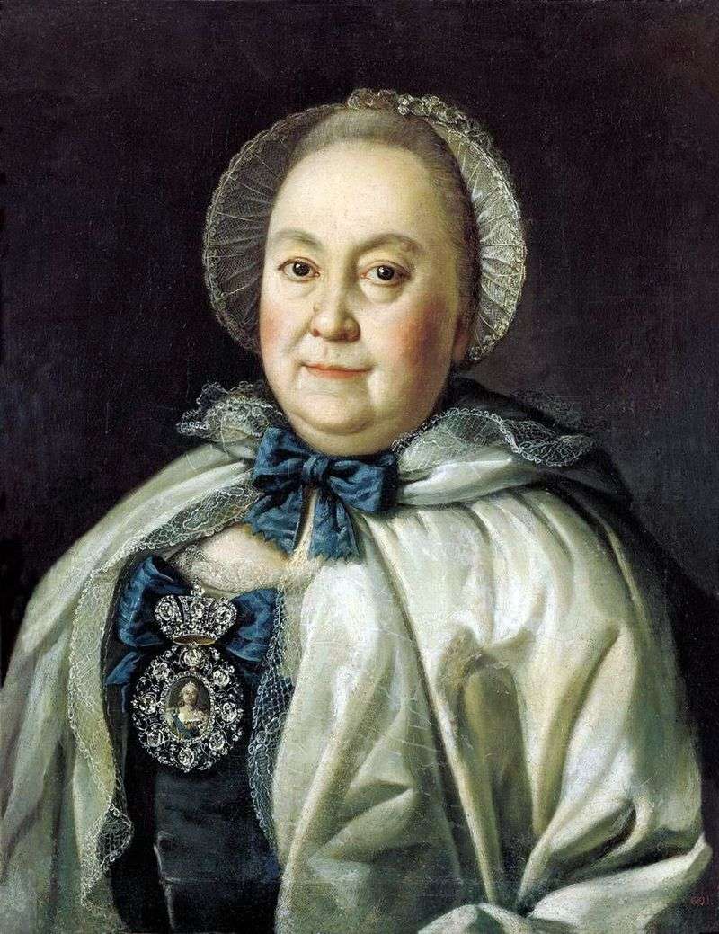 Portret pani Marii Andreevny Rumiancewa   Aleksieja Antropowa
