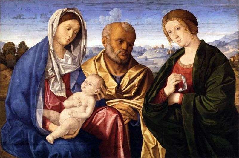 Święta rodzina ze Świętą żoną   Vincenzo Catena