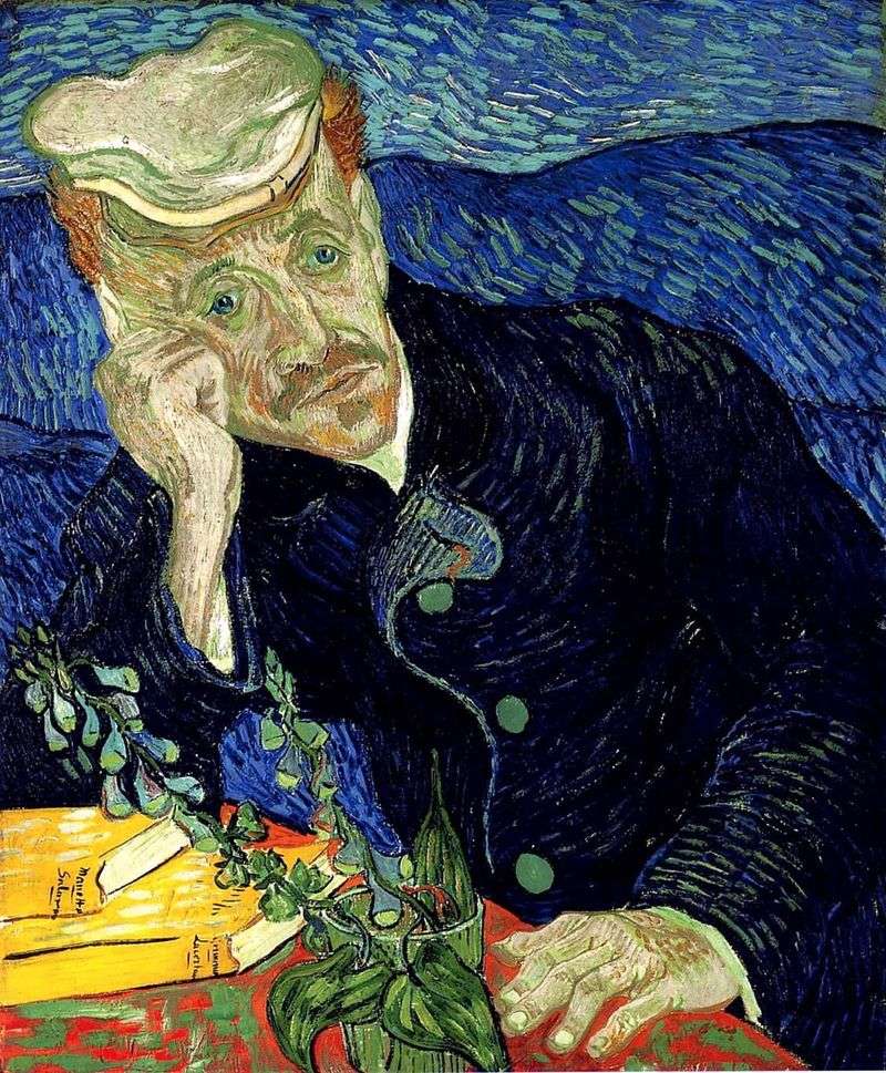 Portret doktora Gachet II   Vincent Van Gogh