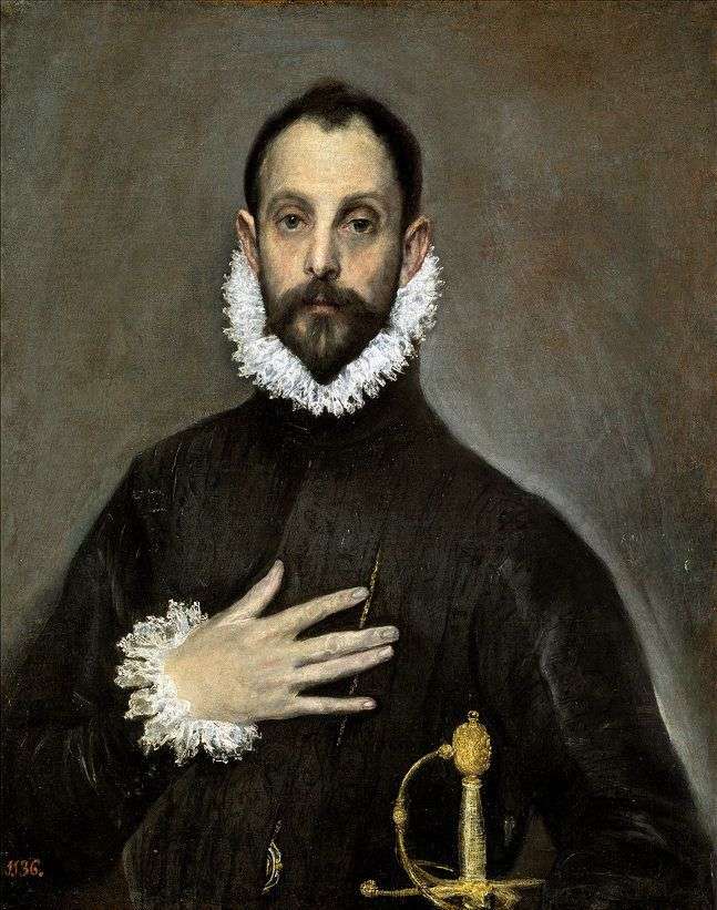 Portret starszego szlachcica   El Greco