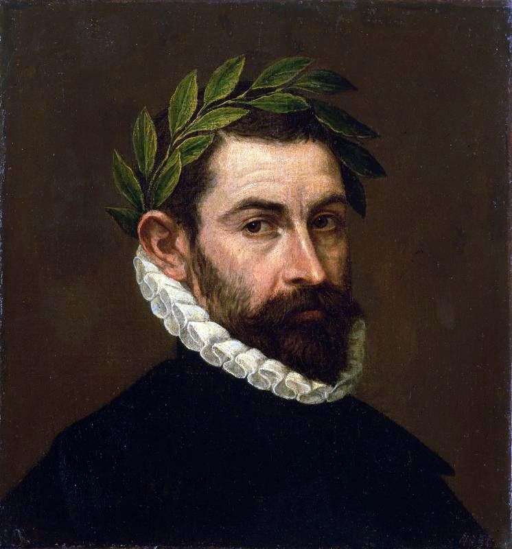 Portret poety Alonso Ersilla i Zunigi   El Greco