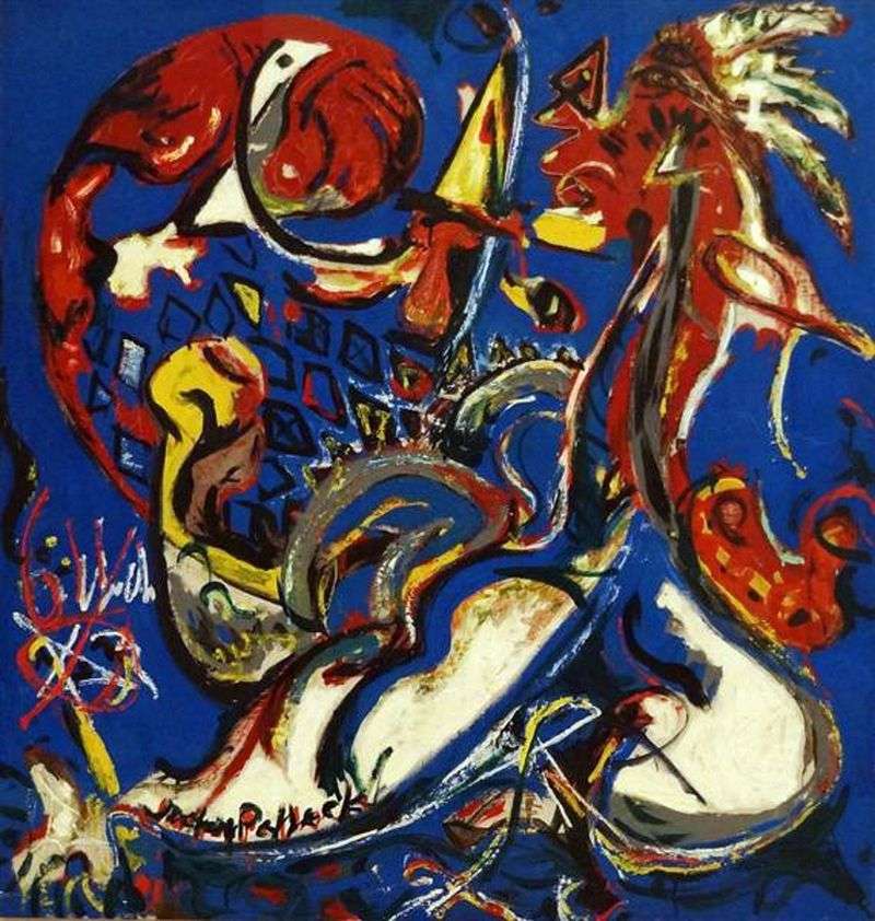 Koło do cięcia księżyca kobiety   Jackson Pollock