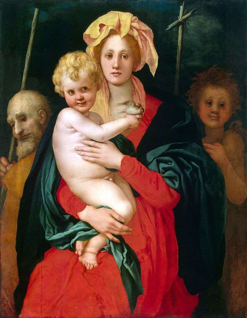 Madonna and Child, St. Józef i Jan Chrzciciel   Jacopo Pontormo
