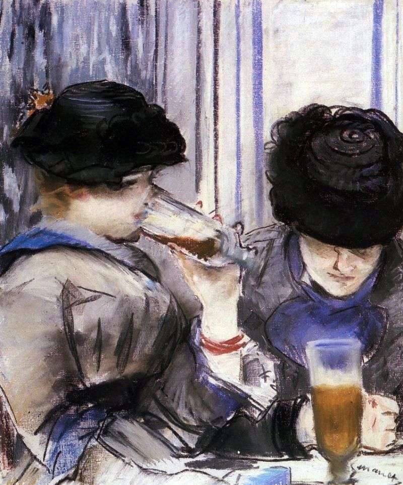 Kobiety pijące piwo   Edouard Manet