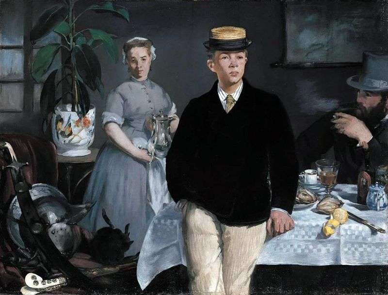 Śniadanie w warsztacie   Edouard Manet