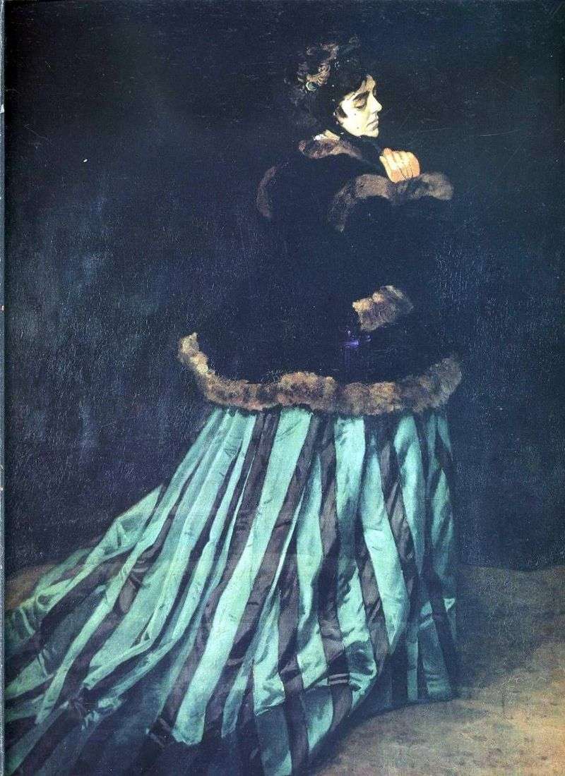 Camilla (kobieta w zielonej sukni)   Claude Monet