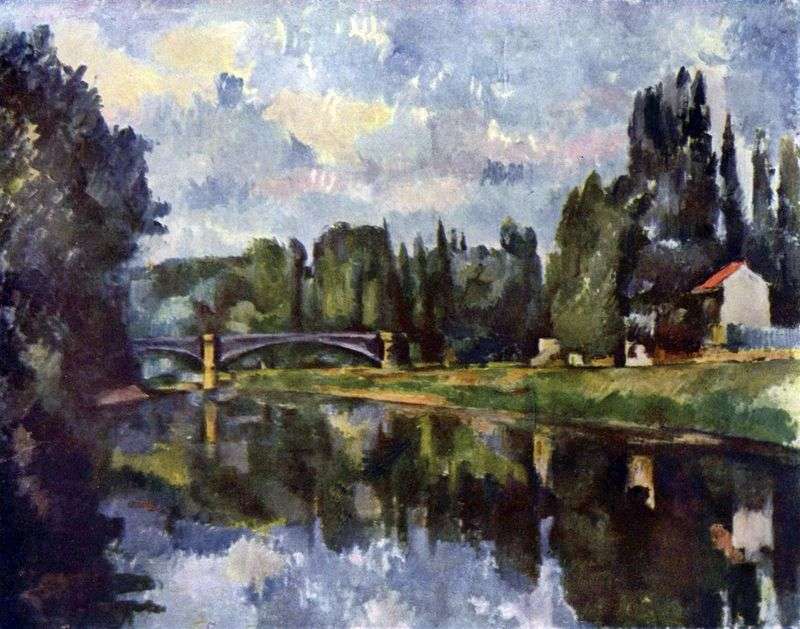 Wybrzeże w Marne   Paul Cezanne