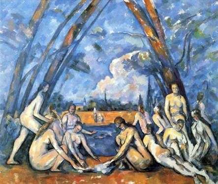 Big Bathers   Paul Cezanne