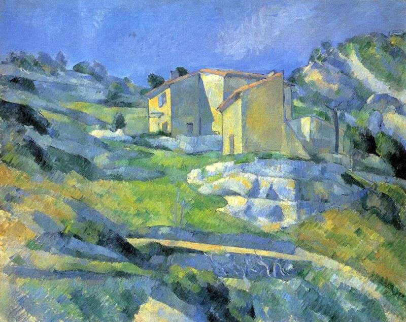 Domy w Prowansji niedaleko Estak   Paul Cezanne