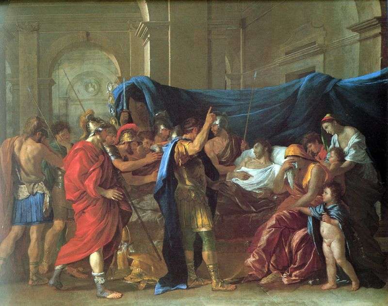 Śmierć Germanika   Nicolas Poussin