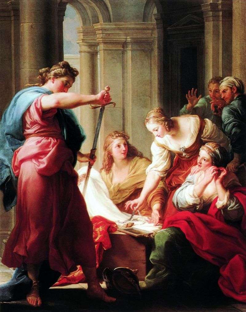 Achilles z córek Cara Likoma   Pompeo Batoni