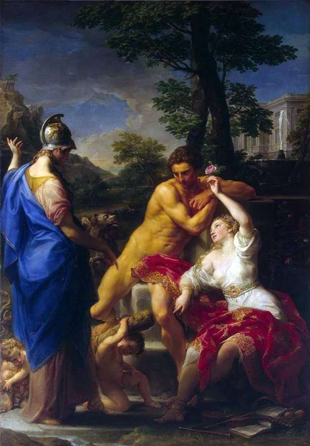 Hercules na skrzyżowaniu Virtue i Vice   Pompeo Batoni