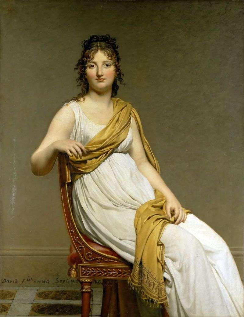 Portret Madame Henriette de Vernignac   Jacques Louis David