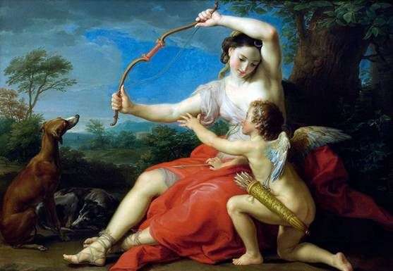 Diana i Cupid   Pompeo Batoni