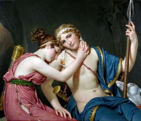 Podróż Telemacha   Jacques Louis David