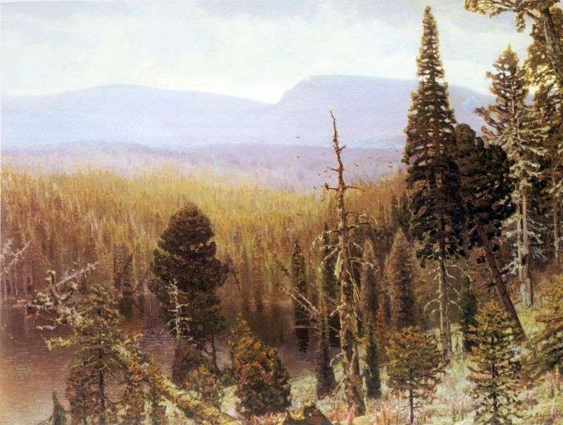 Taiga na Uralu. Blue Mountain   Apollinary Vasnetsov