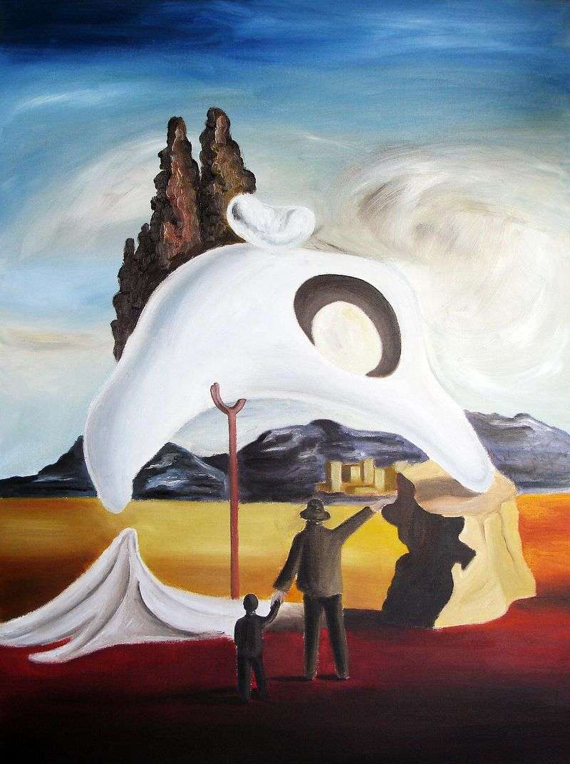 Atavistic ruiny po deszczu   Salvador Dali