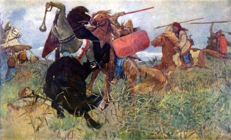 Walka Scytów ze Słowianami   Victor Vasnetsov