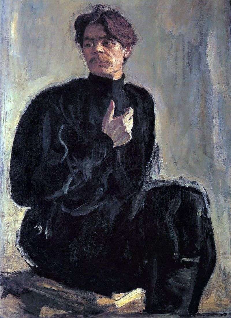 Portret A. M. Gorkiego   Valentin Serov