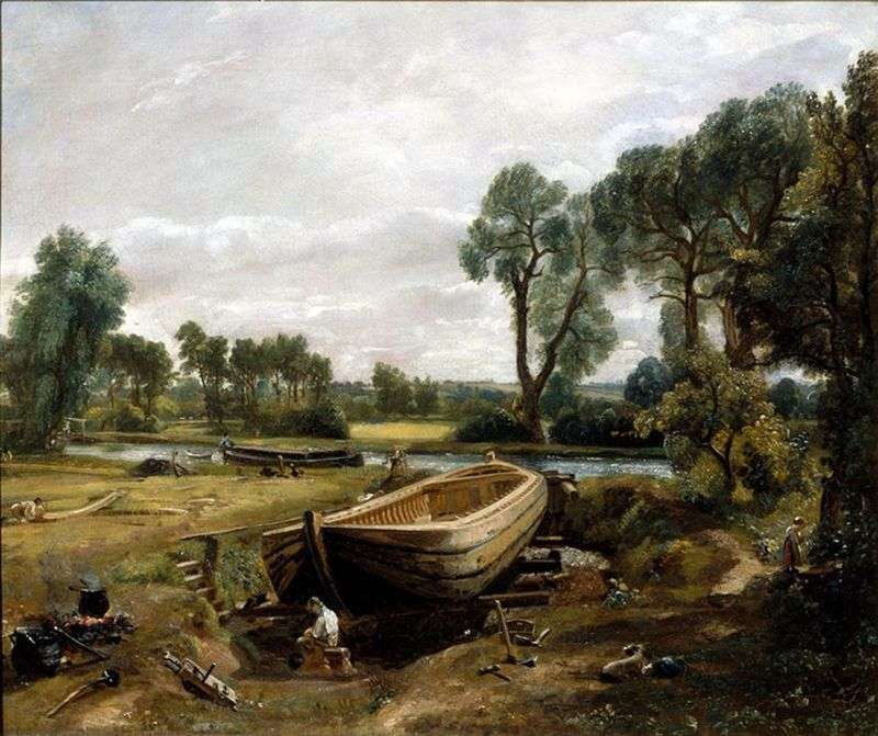 Konstrukcja barki   John Constable