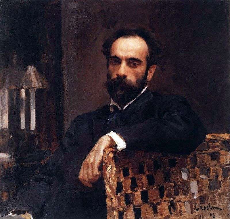 Portret I. I. Lewitana   Valentin Serow