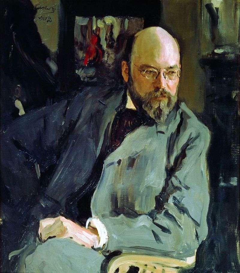 Portret I. S. Ostroukhova   Valentin Serov