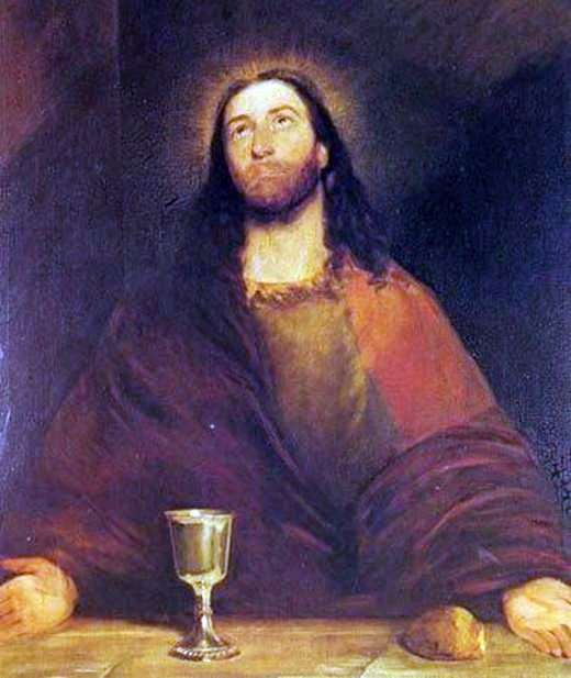 Chrystus uświęcający chleb i wino   John Constable