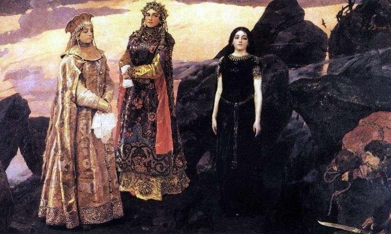 Trzy księżniczki podziemi   Victor Vasnetsov