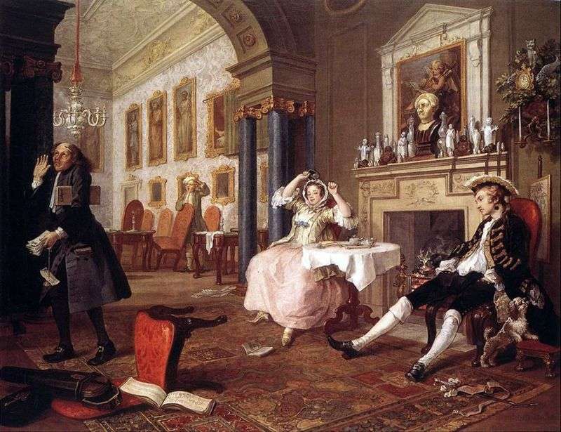 Krótko po ślubie   William Hogarth