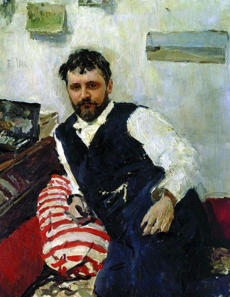 Portret artysty K. A. Korovin   Valentin Serov