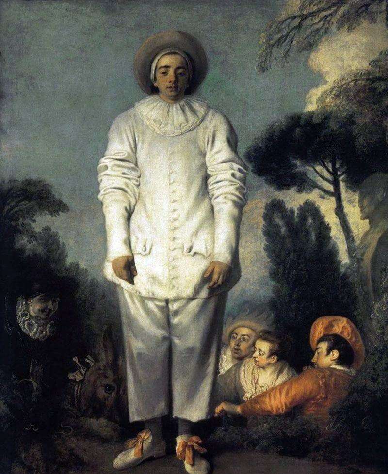 Gilles w kostiumie Pierrot   Jean Antoine Watteau