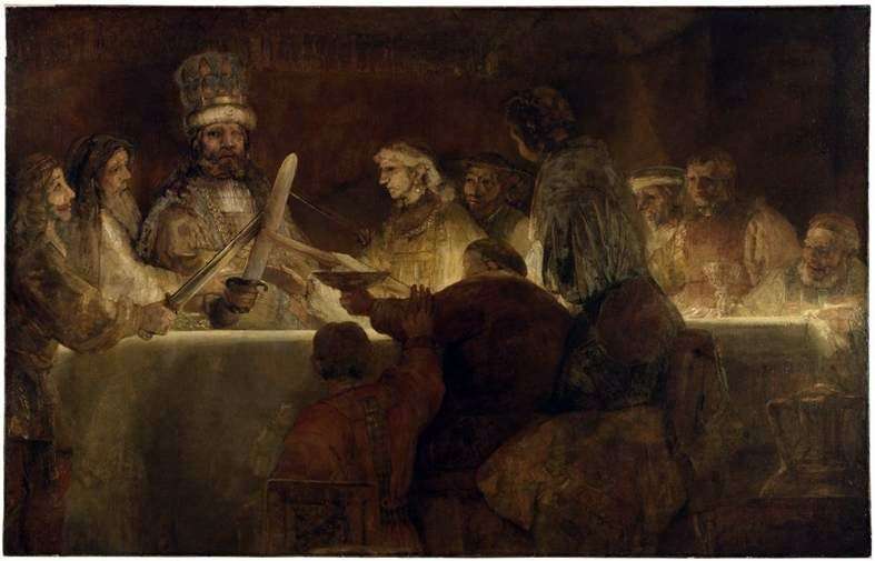 Batavian Conspiracy   Rembrandt Harmens Van Rhine