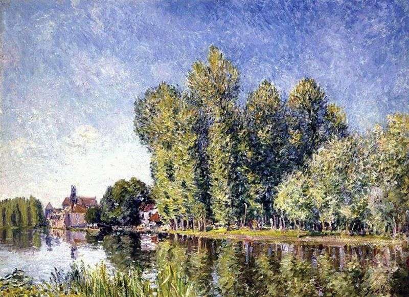 Kanał w morzu   Alfred Sisley