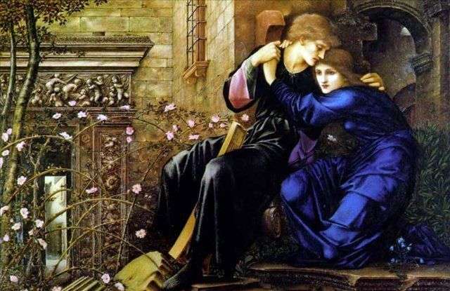 Miłość między ruinami   Edward Burne Jones