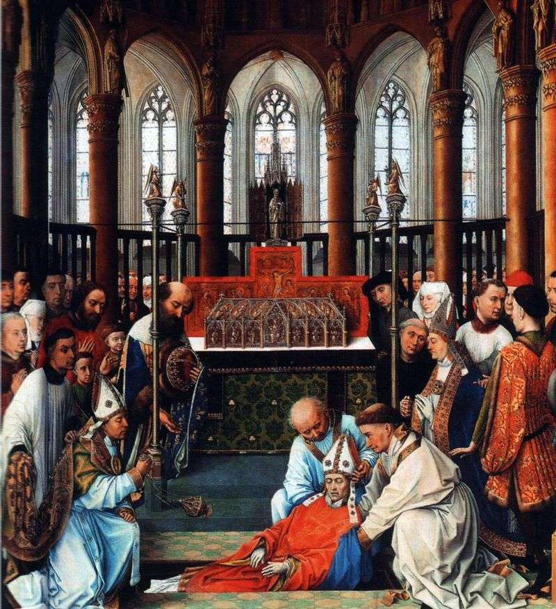 Odnalezienie relikwii św. Huberta   Rogier van der Weyden