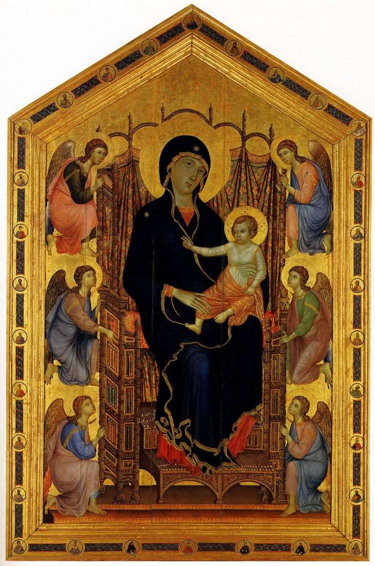 Madonna z aniołami   Cimabue