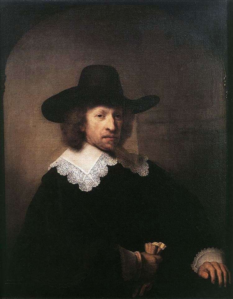 Portret Mikołaja Van Bambek   Rembrandt Harmens Van Rhine