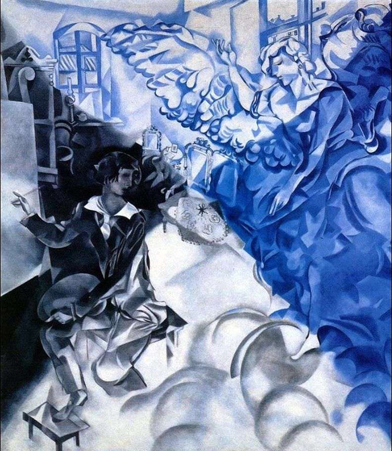 Autoportret z Muse (Dream)   Marc Chagall